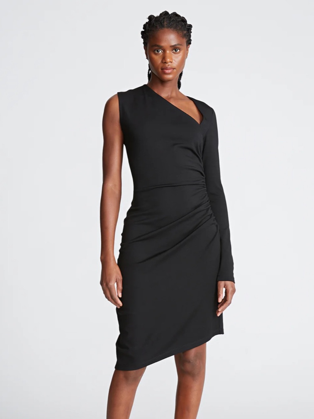 Halston SKYLER DRESS IN KNIT SUITING size XS